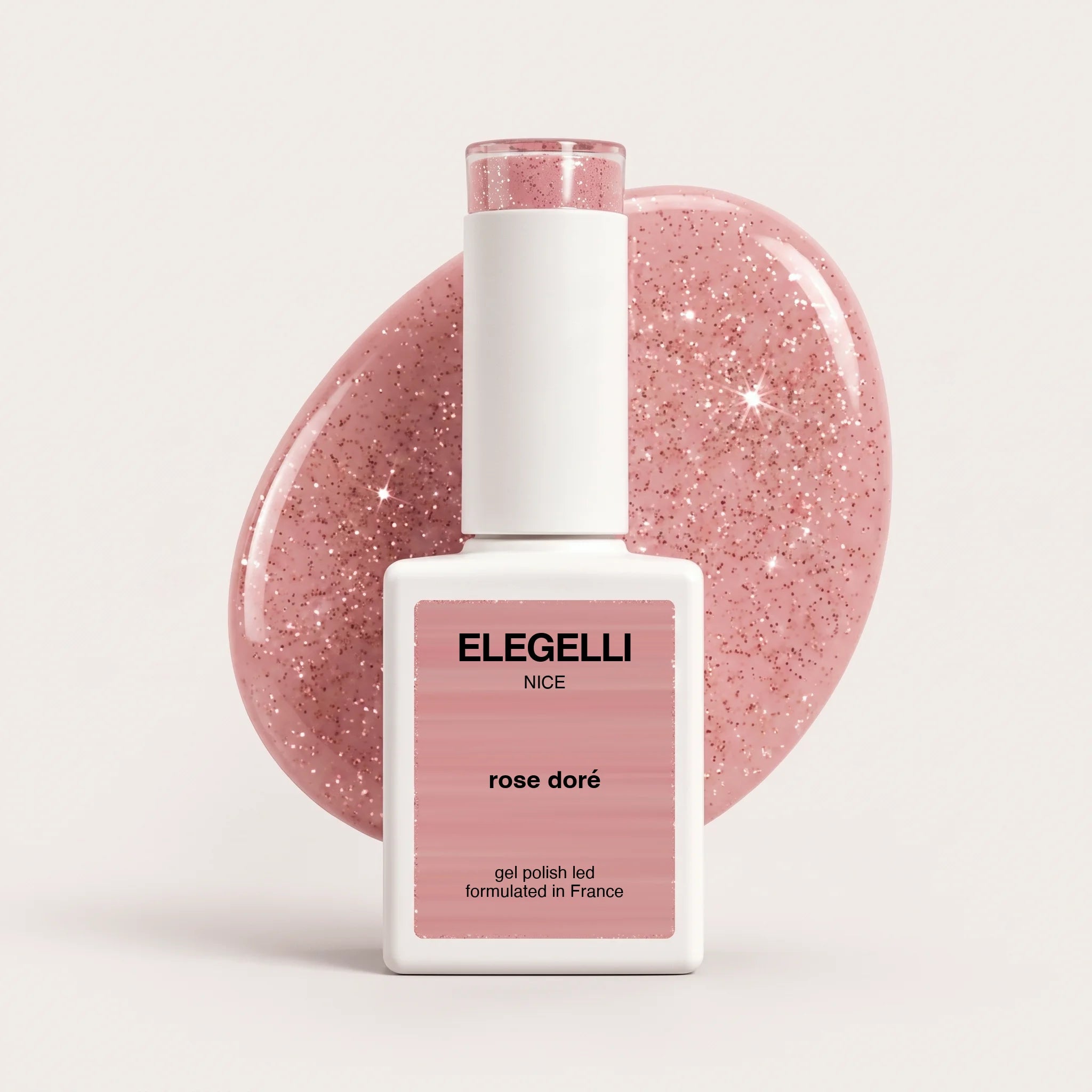 Elegelli gel polish 062 rose doré - golden pink