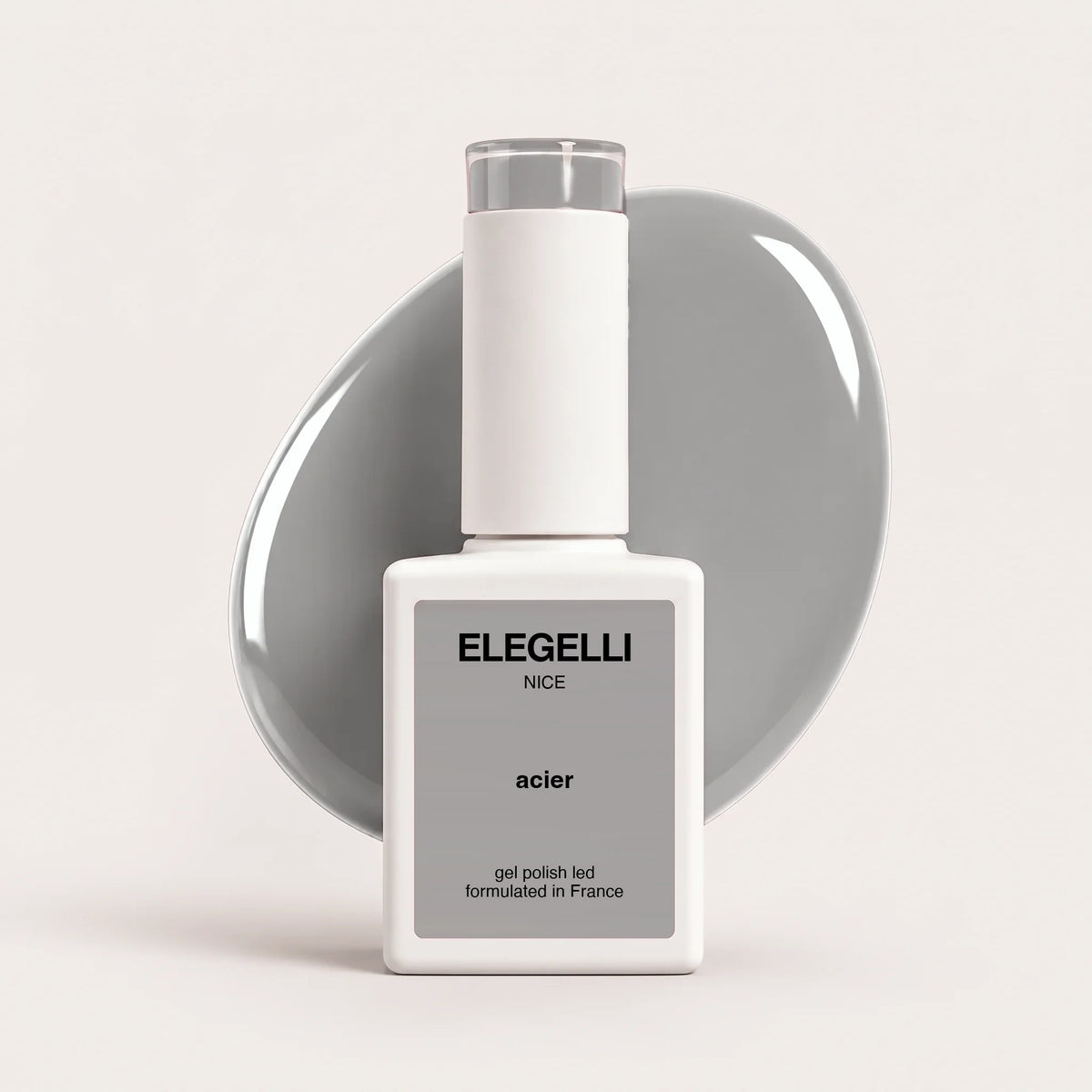 Elegelli gel polish 124 acier - steel