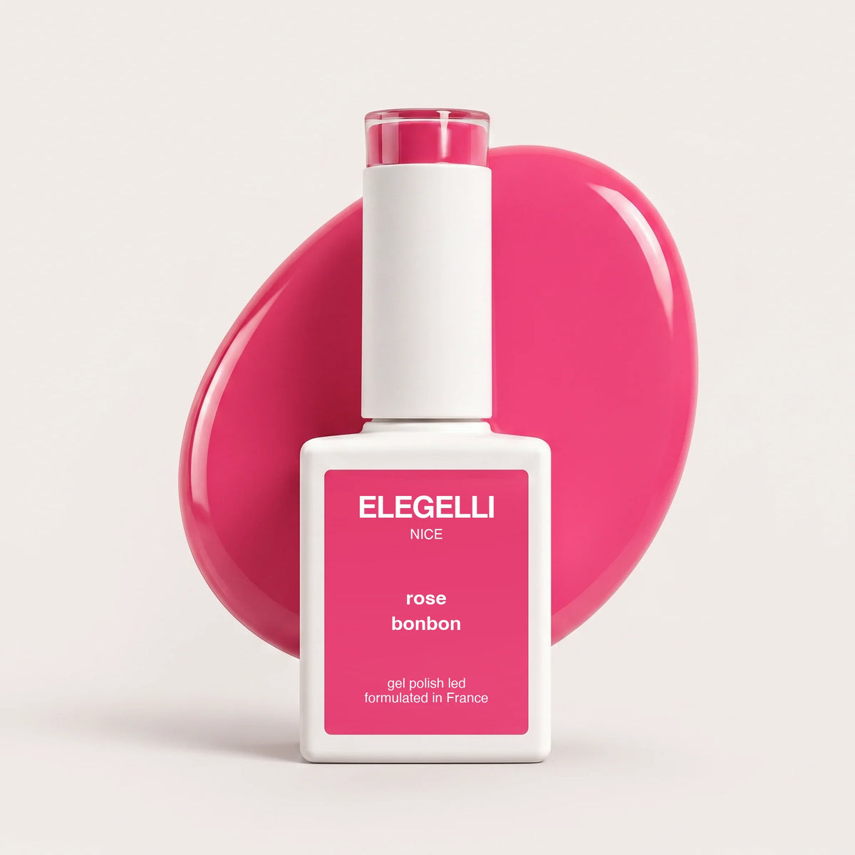 Elegelli gel polish 025 rose bonbon - candy pink