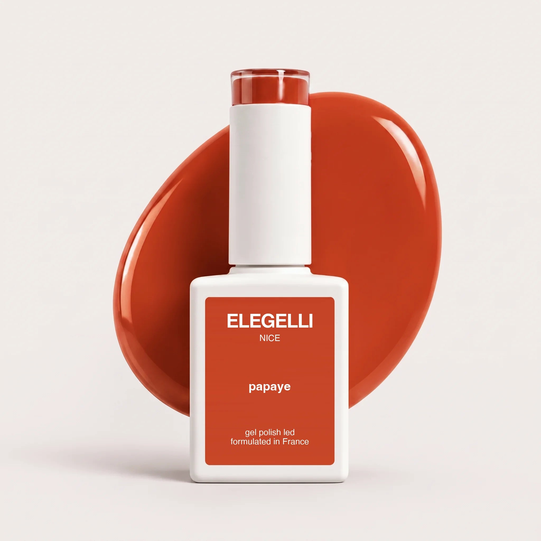 Elegelli gel polish 128 papaye - papaya