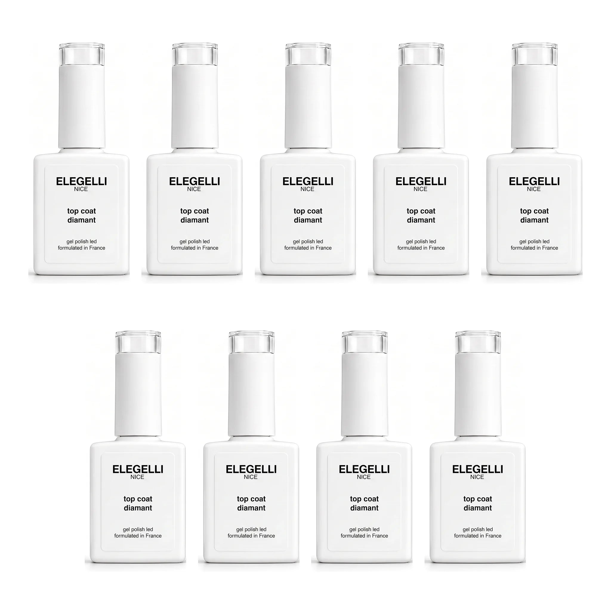 Набір Diamond Top Coat, 9 флаконів