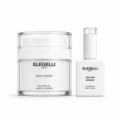 Milky white finish kit